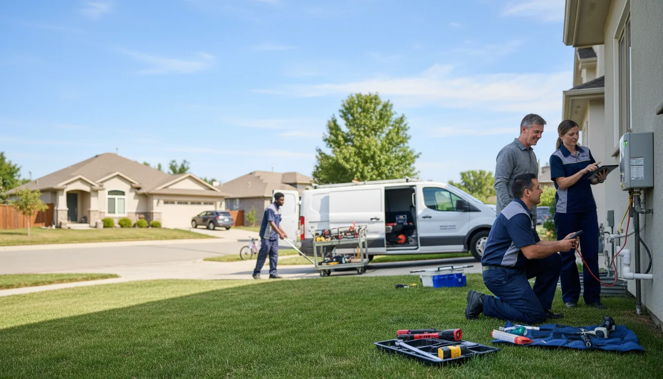 Tankless water heater service in Buda, IL